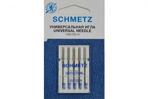 Иглы Schmetz универсальные (70x2, 80x2, 90x1), 5 шт в Кудрово
