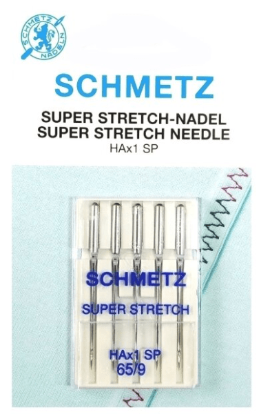 Иглы Schmetz супер-стрейч HAx1 SP 65/9, 5 шт в Кудрово