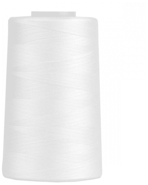 Нитки Sewing Thread 40/2 5000 ярд. цвет - белый 100% п/э в Кудрово